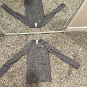 Gymshark Women’s Gray Long sleeve full length